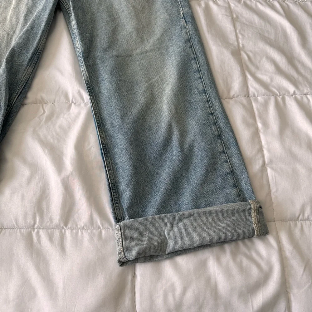 Free People x We The Free Palmer Cuffed Wide Leg In Daydream Blue - Picture 5 of 9